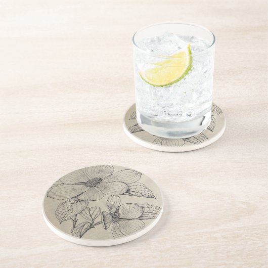 Dogwood Sand Stone Untersetzer (Seite)