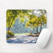 Dogwood Stroll Painterly Mousepad (Mit Mouse)