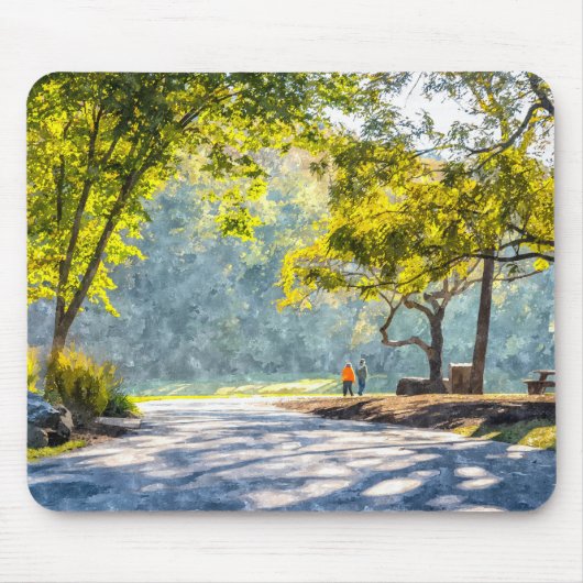 Dogwood Stroll Painterly Mousepad (Vorne)