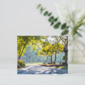 Dogwood Stroll Painterly Postkarte (Stehend Vorderseite)