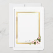 Dogwood Swag Religiöse Einladung (Rückseite)