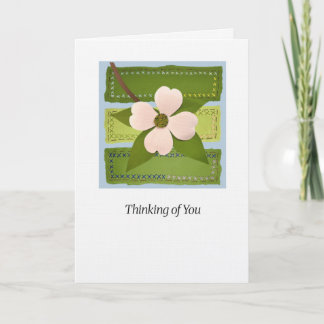 Dogwood "Thinking of You" Art Card Karte