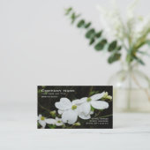 Dogwood Tree Blume Business Card Visitenkarte (Stehend Vorderseite)