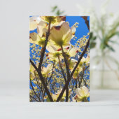 Dogwood Tree Einladung (Stehend Vorderseite)