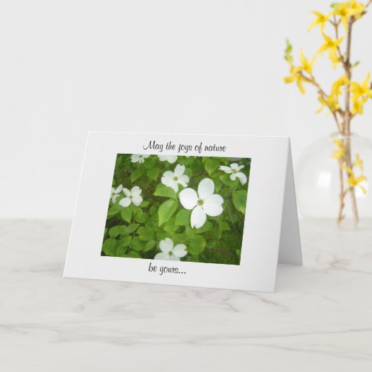 Dogwood Tree Karte (Gelbe Blume)