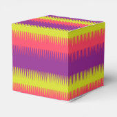 Dogzahnlinien lila, rosa Kalkgrün Geschenkboxen Geschenkschachtel (Rückseite)