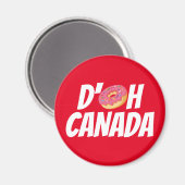 D'oh Kanada Magnet (Vorderseite/Rückseite)