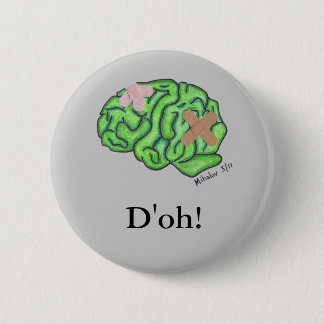 "D'oh!" Knopf (rund) Button