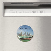 Doha 2011 - Wie und Skyline Magnet (In Situ (Geschirrspüler))