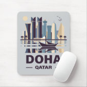 Doha-Halbinsel Katar Mousepad (Mit Mouse)