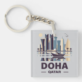 Doha-Halbinsel Katar Schlüsselanhänger