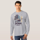 Doha-Halbinsel Katar T-Shirt (Vorne ganz)