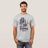 Doha-Halbinsel Katar T-Shirt (Vorne ganz)