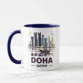 Doha-Halbinsel Katar Tasse (Links)