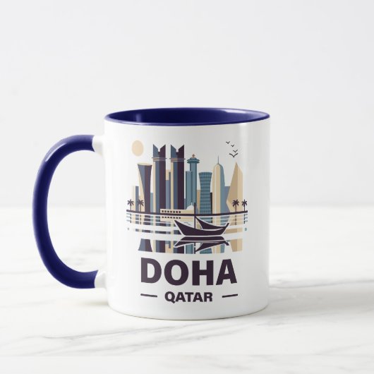 Doha-Halbinsel Katar Tasse (Links)