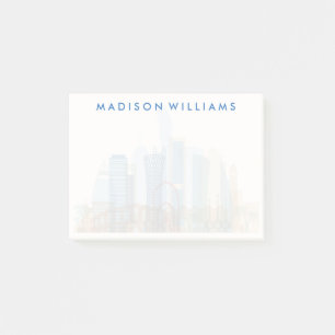 Doha, Katar  City Skyline Post-it Klebezettel