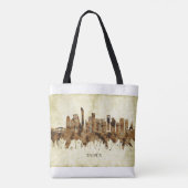 Doha Katar Cityscape Tasche (Rückseite)