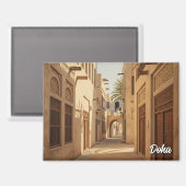 Doha Katar Reise Magnet (Vorderseite/Rückseite)