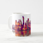 Doha Katar Skyline Kaffeetasse (Vorderseite Links)