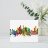 Doha Katar Skyline Postkarte (Stehend Vorderseite)