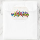 Doha Katar Skyline Runder Aufkleber (Tasche)