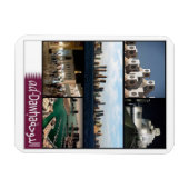 Doha - Mosaik - Katar - Magnet (Horizontal)