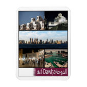 Doha - Mosaik - Katar - Magnet (Vertikal)