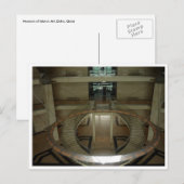 Doha-Museumskreis Postkarte (Vorne/Hinten)
