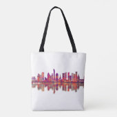 Doha Qatar Skyline Tasche (Rückseite)