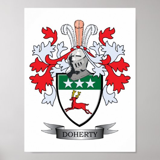 Doherty Coat of Arms Poster (Vorne)