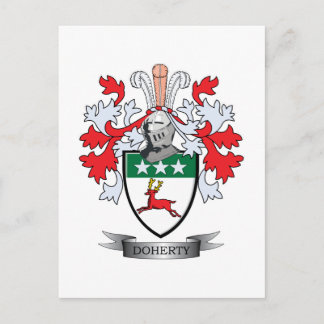 Doherty Coat of Arms Postkarte