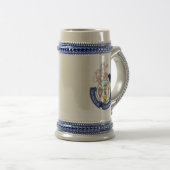 Doherty spartanisches Bier Stein Bierglas (VorderseiteRechts)