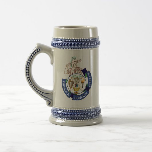 Doherty spartanisches Bier Stein Bierglas (Links)