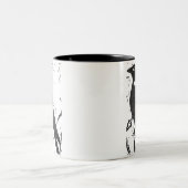 Dohlen-Tasse Zweifarbige Tasse (Mittel)