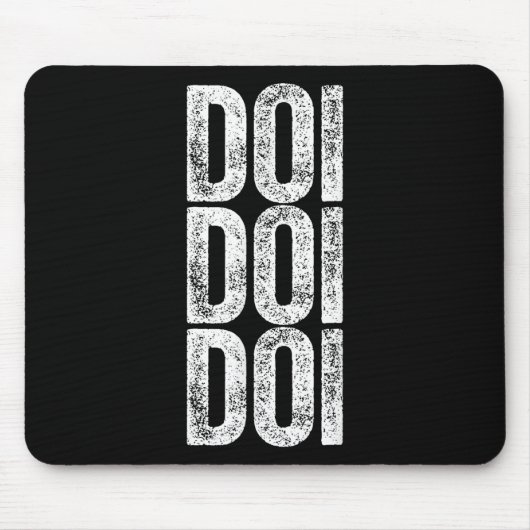 Doi Doi Doi Gehirnfäule Gen Alpha Slang 67 Sechs S Mousepad (Vorne)