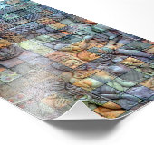 Doi Inthanon Chedi Carved Tiles Fotodruck (Ecke)