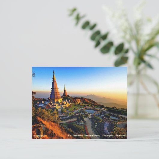 Doi Inthanon V1 Postkarte (Stehend Vorderseite)