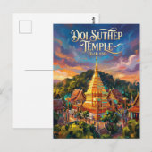 Doi Suthep Thailand Postkarte (Vorne/Hinten)