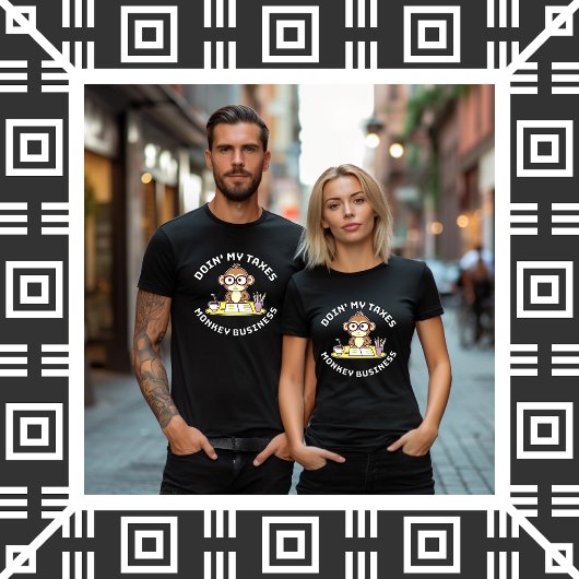 Doiin' Meine Steuern - Affe T-Shirt