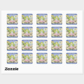 Doilies machen ein Hoppy Zuhause FROG STICKERS She (Blatt)