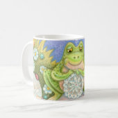 Doilies machen eine Hoppy Zuhause FROG RINGER TASS Kaffeetasse (Vorderseite Links)