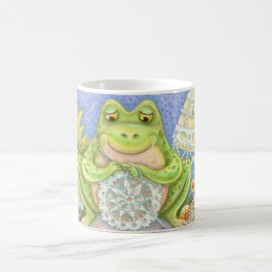 Doilies machen eine Hoppy Zuhause FROG RINGER TASS Kaffeetasse