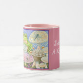 Doilies machen eine hoppy Zuhause FROG TASSE *Pink (Zentrum)