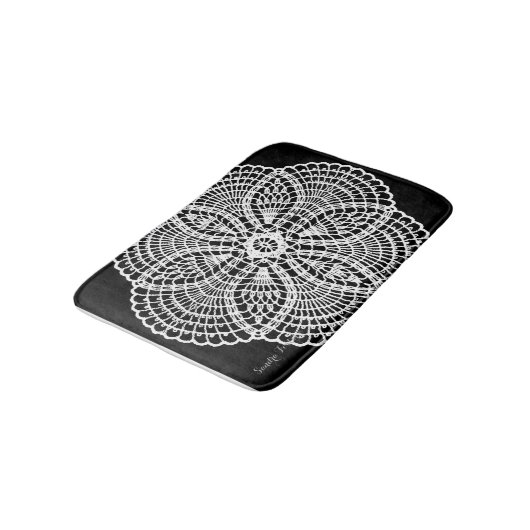 Doily Art Badematte (Schrägansicht)