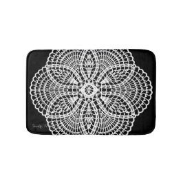Doily Art Badematte