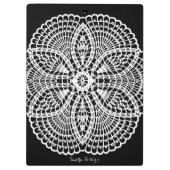 Doily Art Klemmbrett (Rückseite)
