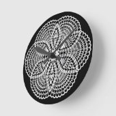 Doily Art Runde Wanduhr (Winkel)