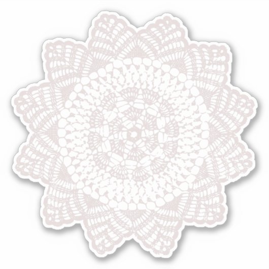 Doily Aufkleber (Vorderseite)