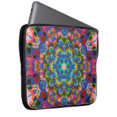 Doily Kaleidoscope Laptop Sleeve (Vorne Rechts)