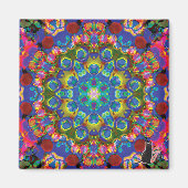 Doily Kaleidoscope Magnet (Vorne)